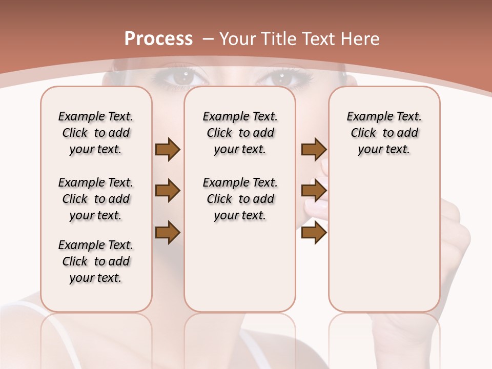 Pretty White Sensual PowerPoint Template
