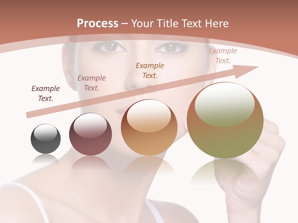 Pretty White Sensual PowerPoint Template