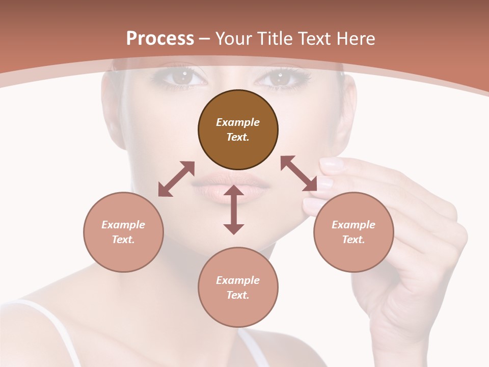 Pretty White Sensual PowerPoint Template
