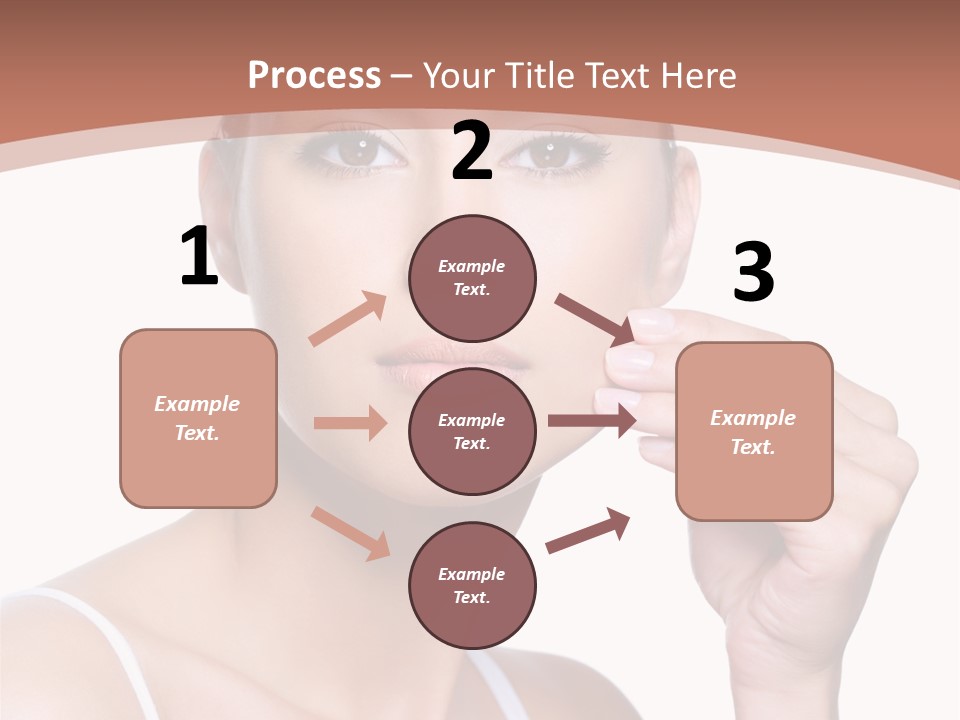 Pretty White Sensual PowerPoint Template