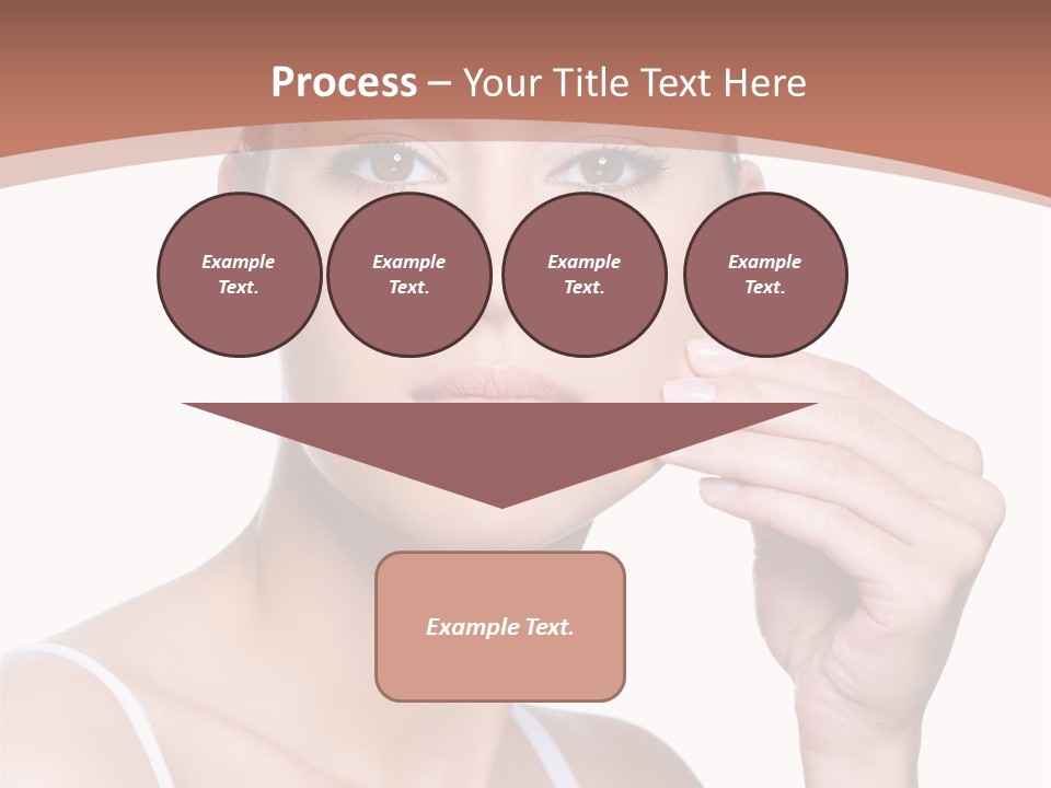 Pretty White Sensual PowerPoint Template
