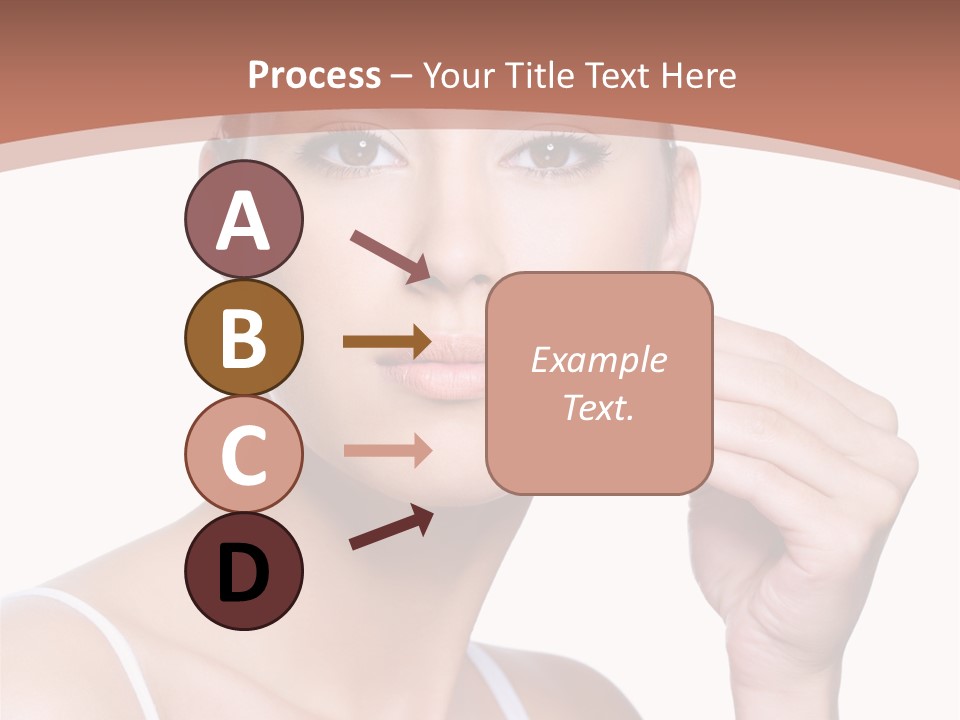 Pretty White Sensual PowerPoint Template