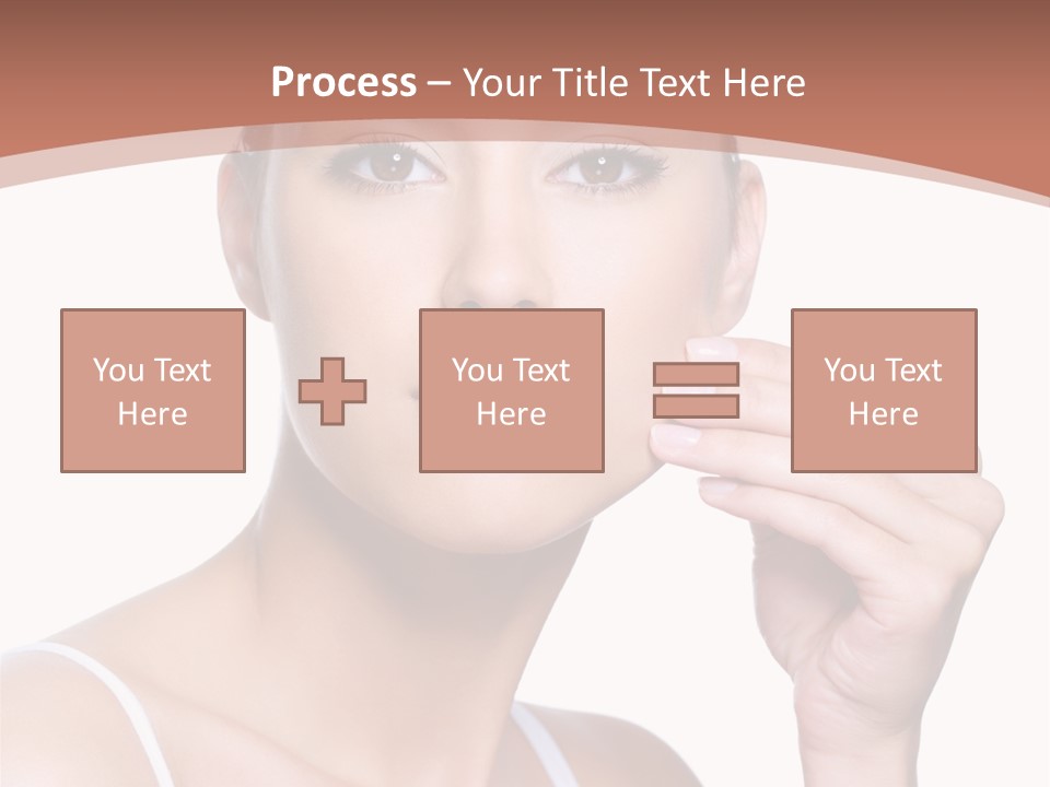 Pretty White Sensual PowerPoint Template