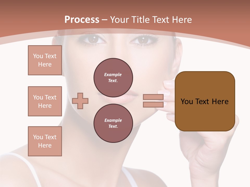 Pretty White Sensual PowerPoint Template