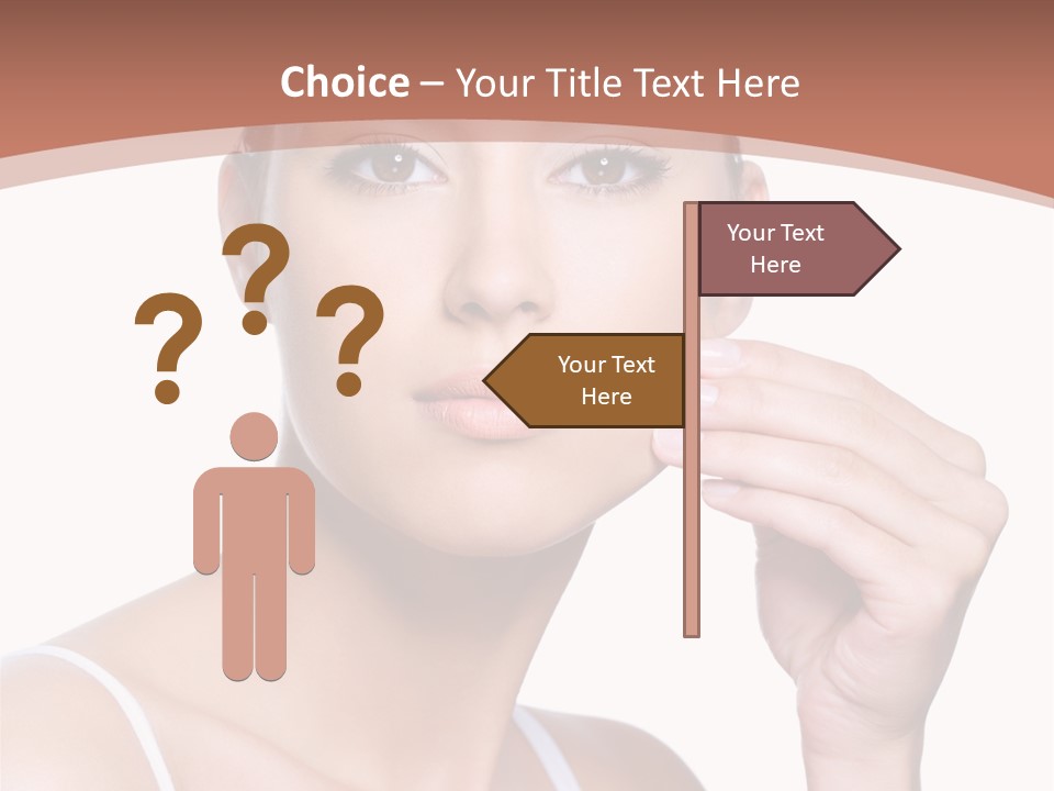 Pretty White Sensual PowerPoint Template