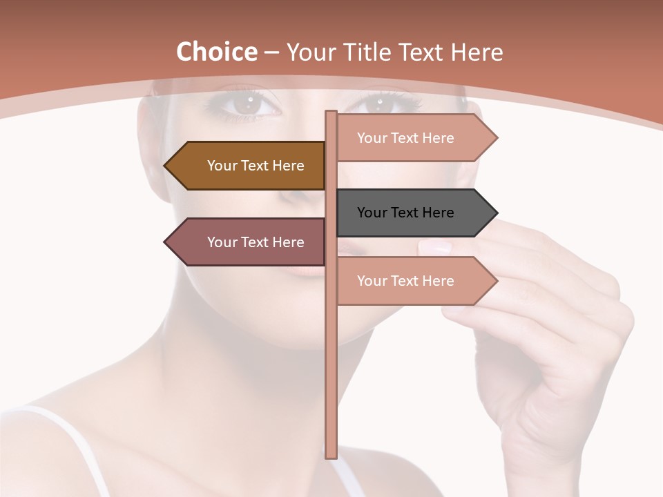 Pretty White Sensual PowerPoint Template