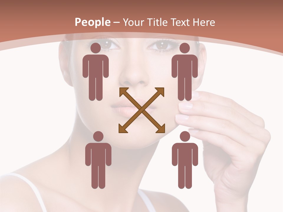 Pretty White Sensual PowerPoint Template