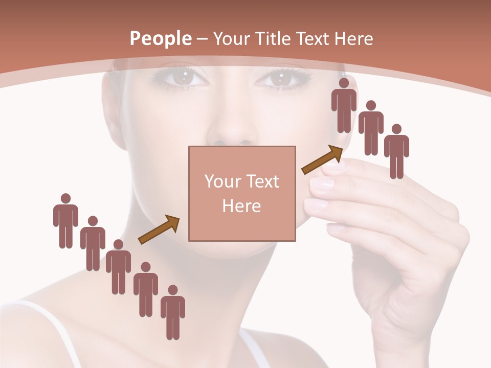 Pretty White Sensual PowerPoint Template