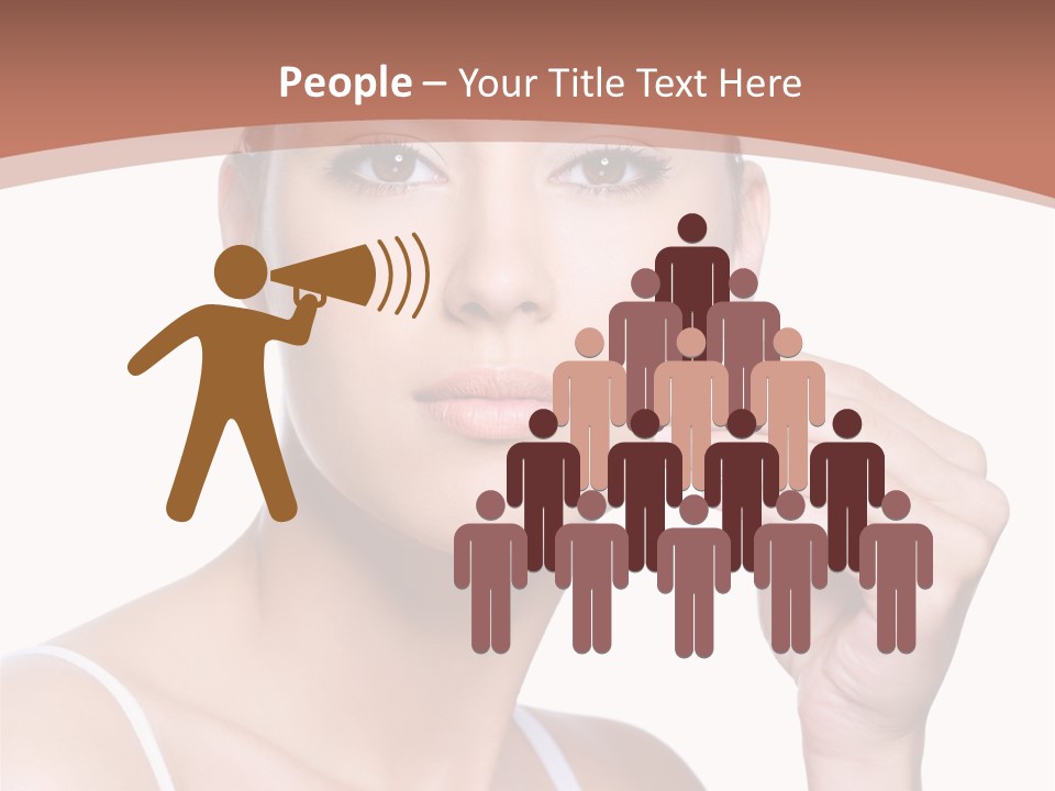 Pretty White Sensual PowerPoint Template