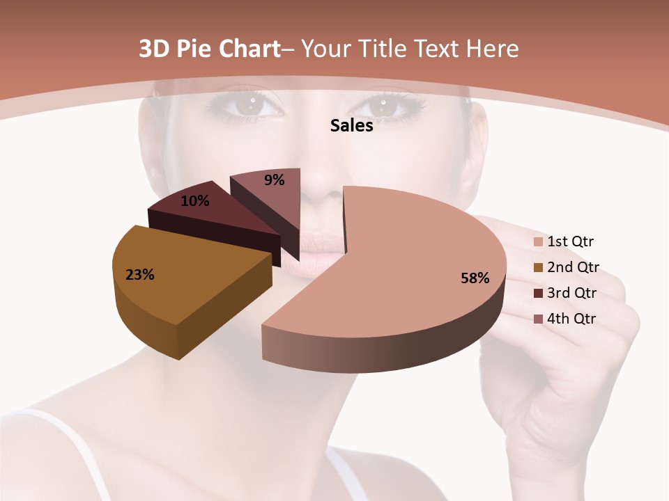 Pretty White Sensual PowerPoint Template