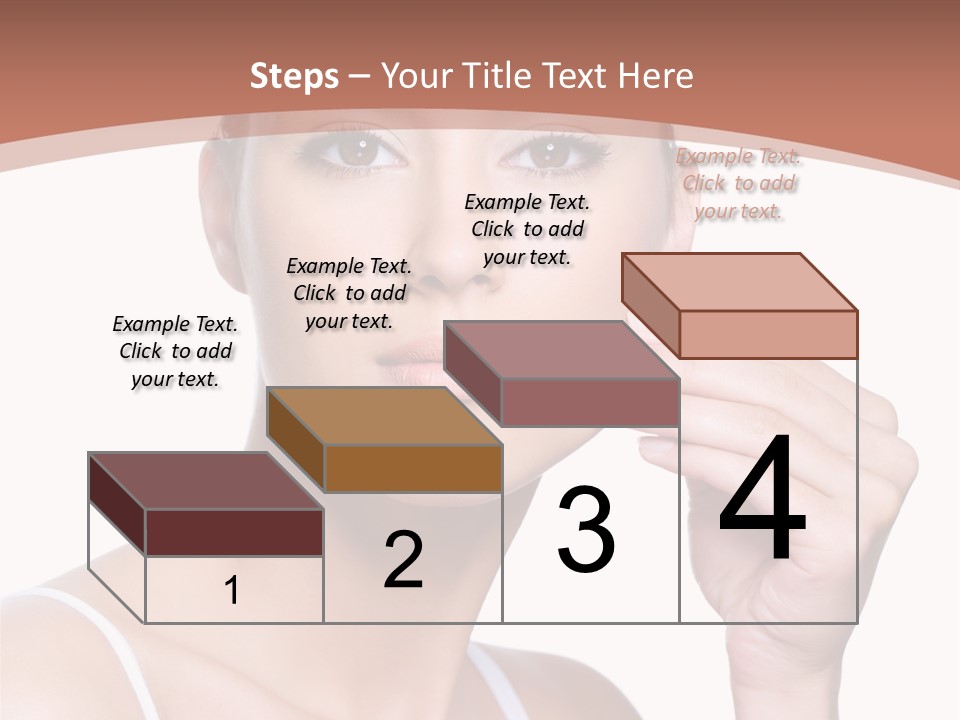 Pretty White Sensual PowerPoint Template