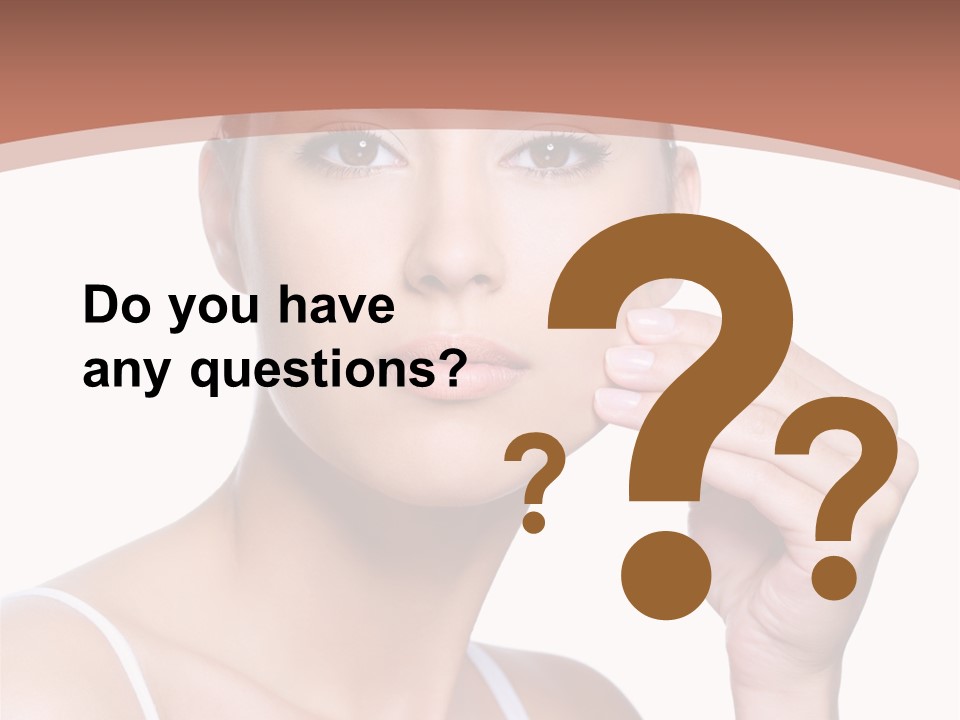 Pretty White Sensual PowerPoint Template