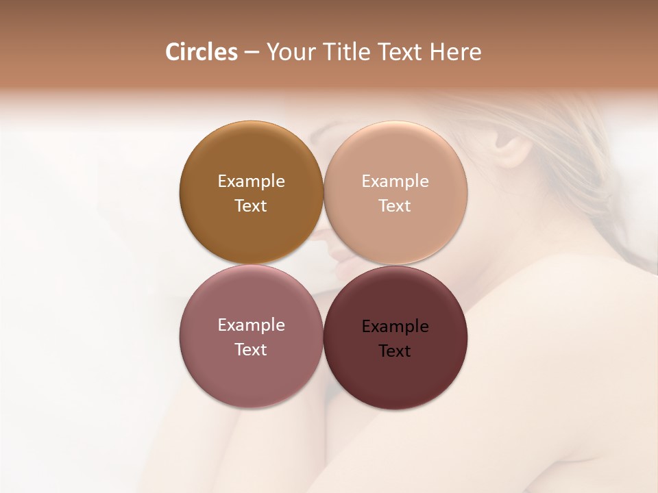 A Woman Laying In Bed With Her Eyes Closed PowerPoint Template