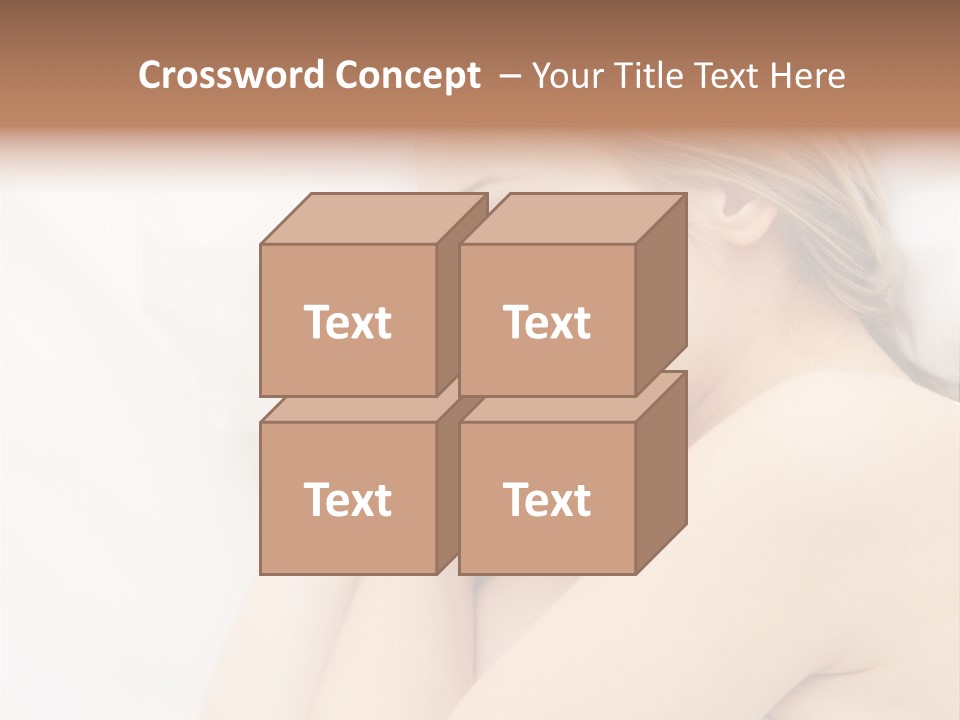 A Woman Laying In Bed With Her Eyes Closed PowerPoint Template