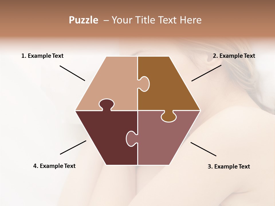 A Woman Laying In Bed With Her Eyes Closed PowerPoint Template