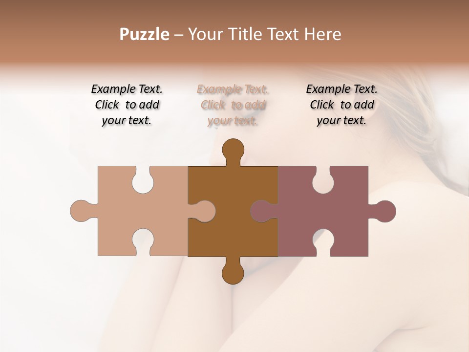 A Woman Laying In Bed With Her Eyes Closed PowerPoint Template