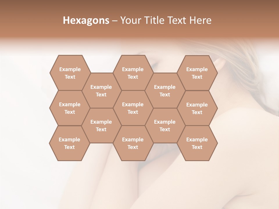 A Woman Laying In Bed With Her Eyes Closed PowerPoint Template