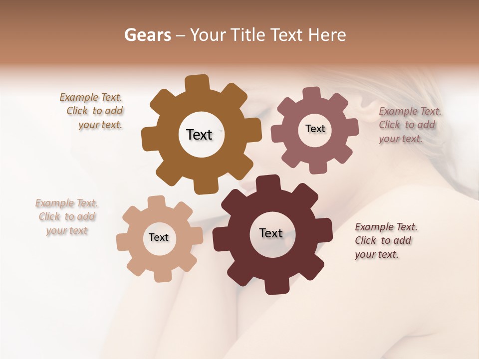 A Woman Laying In Bed With Her Eyes Closed PowerPoint Template