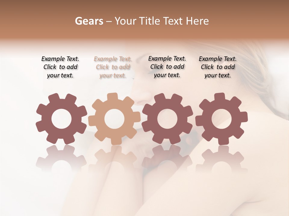 A Woman Laying In Bed With Her Eyes Closed PowerPoint Template