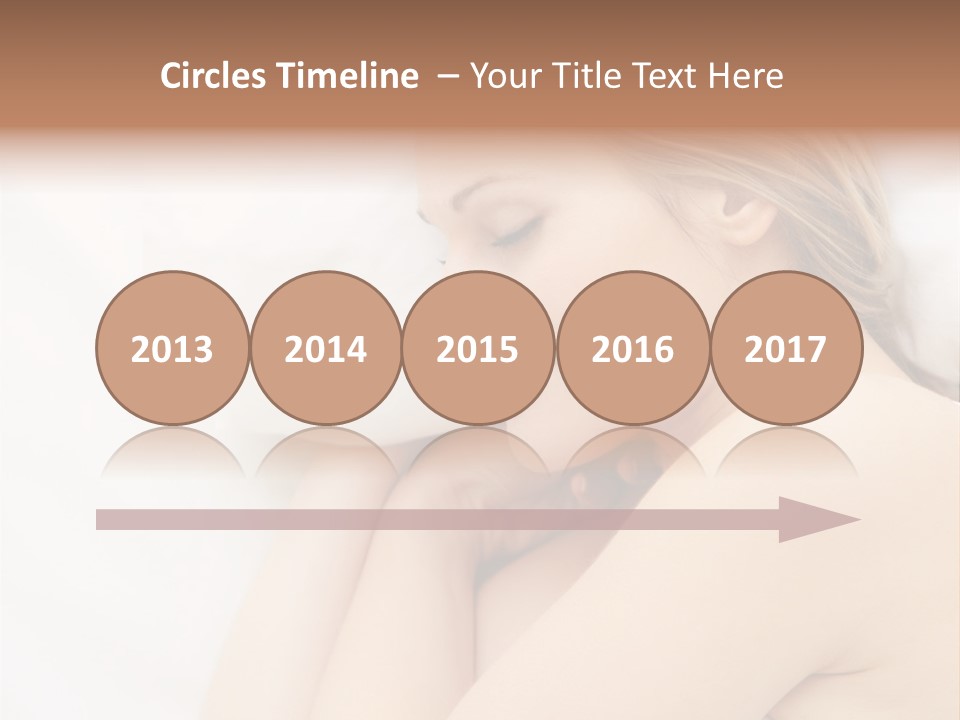 A Woman Laying In Bed With Her Eyes Closed PowerPoint Template