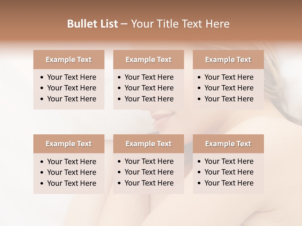 A Woman Laying In Bed With Her Eyes Closed PowerPoint Template