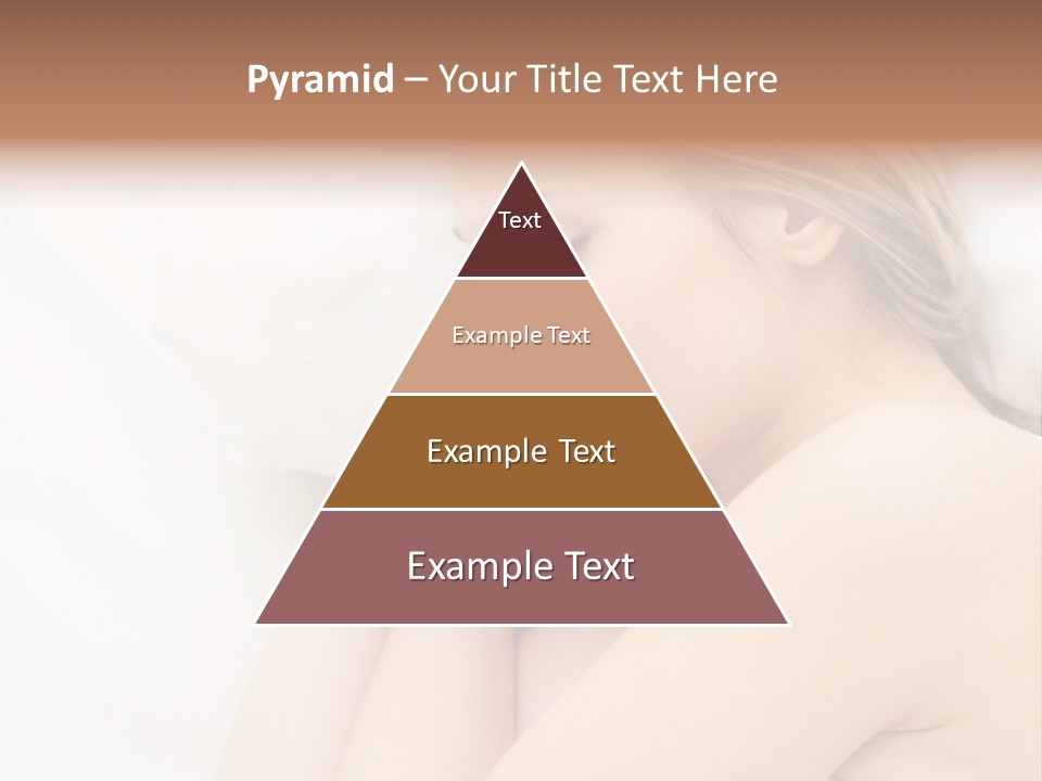 A Woman Laying In Bed With Her Eyes Closed PowerPoint Template