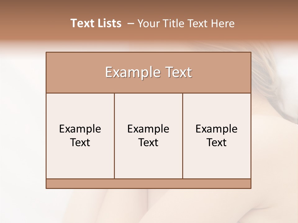 A Woman Laying In Bed With Her Eyes Closed PowerPoint Template