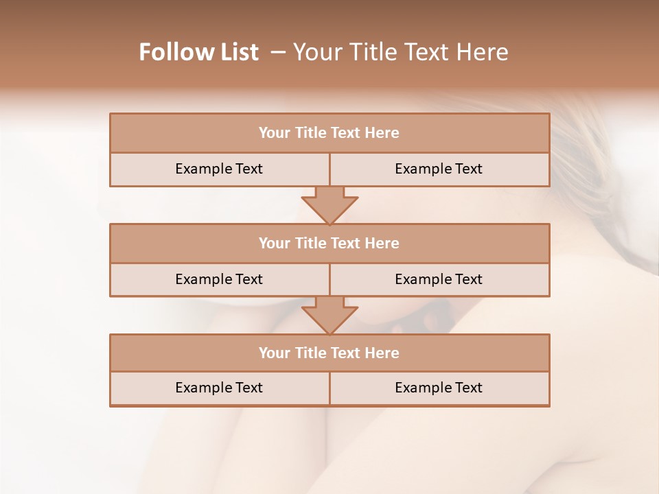 A Woman Laying In Bed With Her Eyes Closed PowerPoint Template