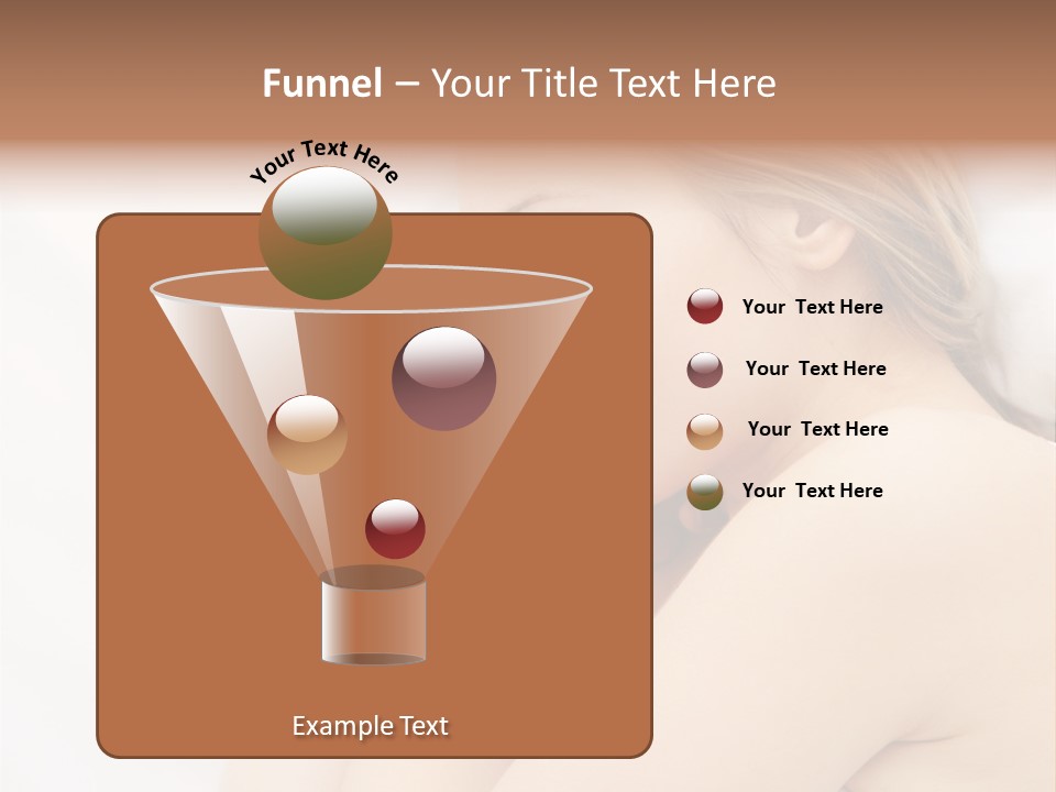 A Woman Laying In Bed With Her Eyes Closed PowerPoint Template