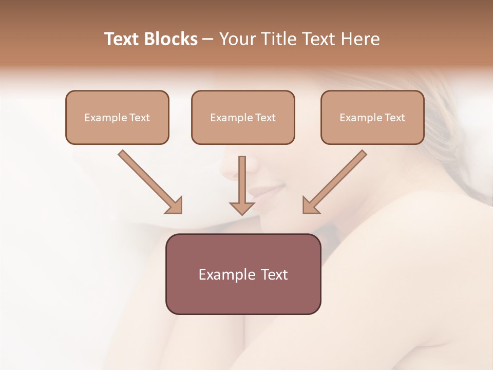 A Woman Laying In Bed With Her Eyes Closed PowerPoint Template