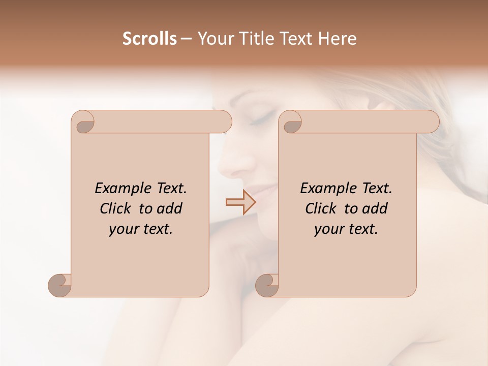 A Woman Laying In Bed With Her Eyes Closed PowerPoint Template