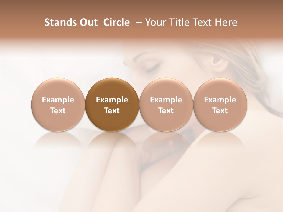 A Woman Laying In Bed With Her Eyes Closed PowerPoint Template