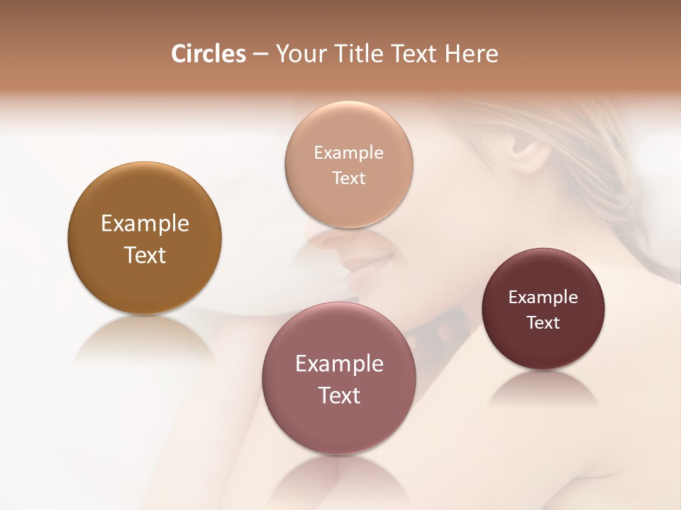 A Woman Laying In Bed With Her Eyes Closed PowerPoint Template