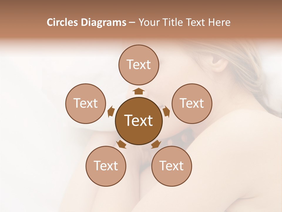 A Woman Laying In Bed With Her Eyes Closed PowerPoint Template