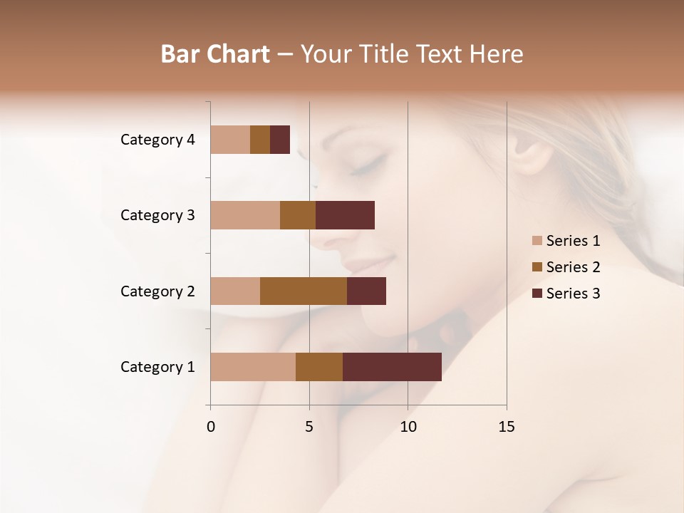 A Woman Laying In Bed With Her Eyes Closed PowerPoint Template