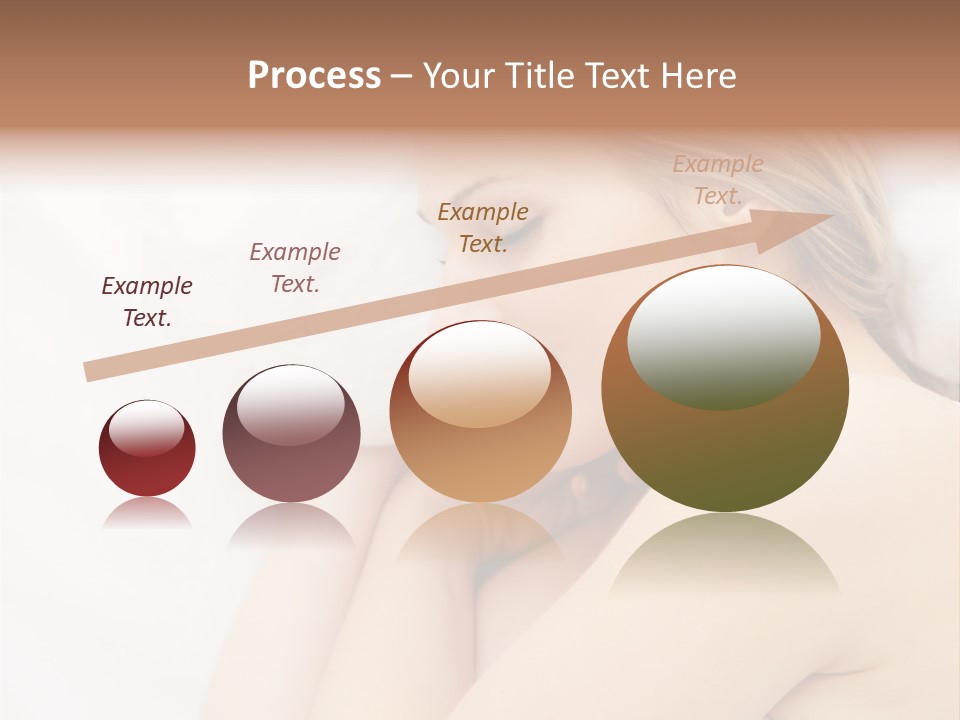 A Woman Laying In Bed With Her Eyes Closed PowerPoint Template