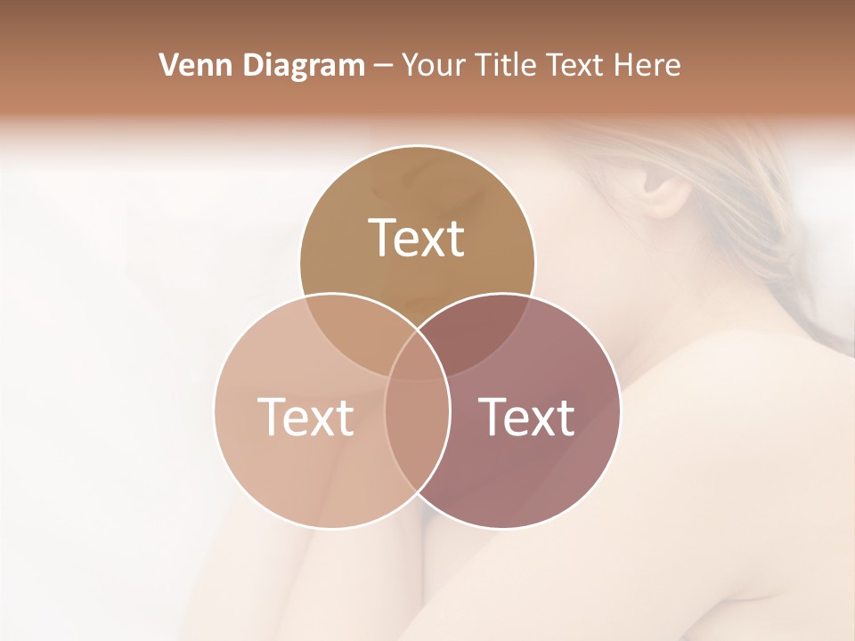 A Woman Laying In Bed With Her Eyes Closed PowerPoint Template