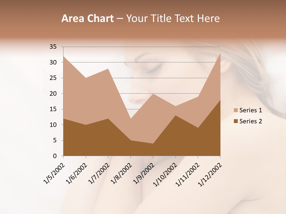 A Woman Laying In Bed With Her Eyes Closed PowerPoint Template