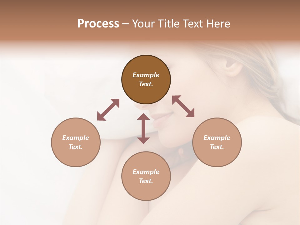 A Woman Laying In Bed With Her Eyes Closed PowerPoint Template