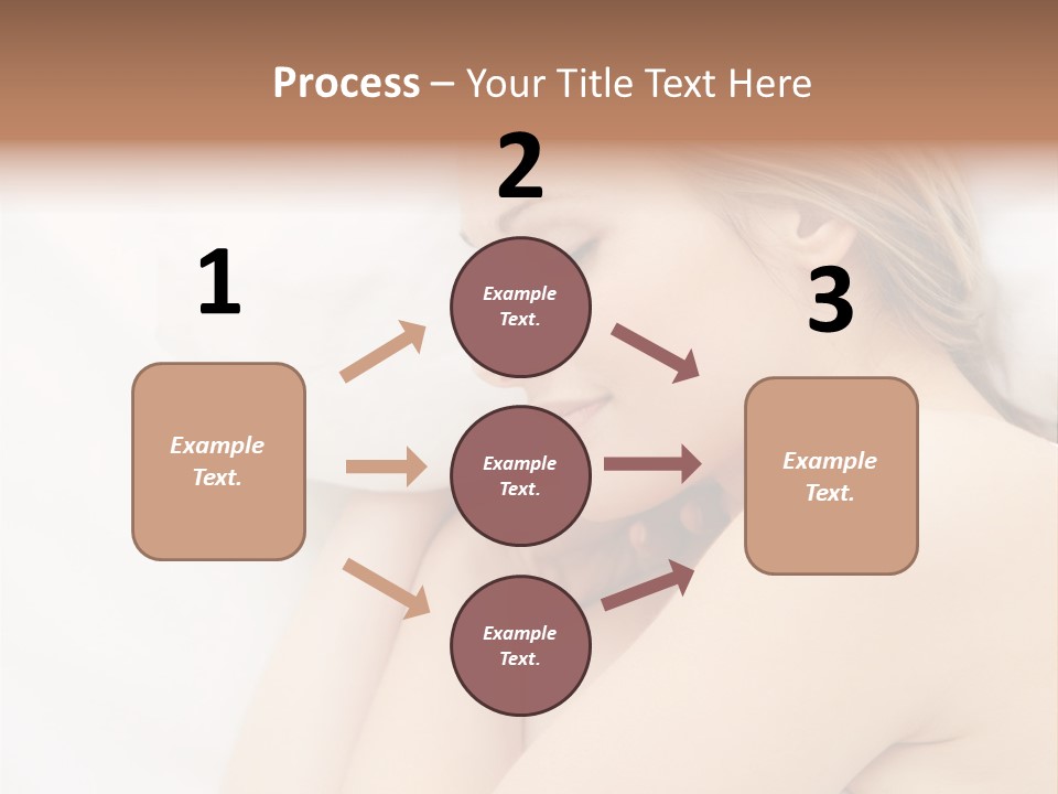 A Woman Laying In Bed With Her Eyes Closed PowerPoint Template