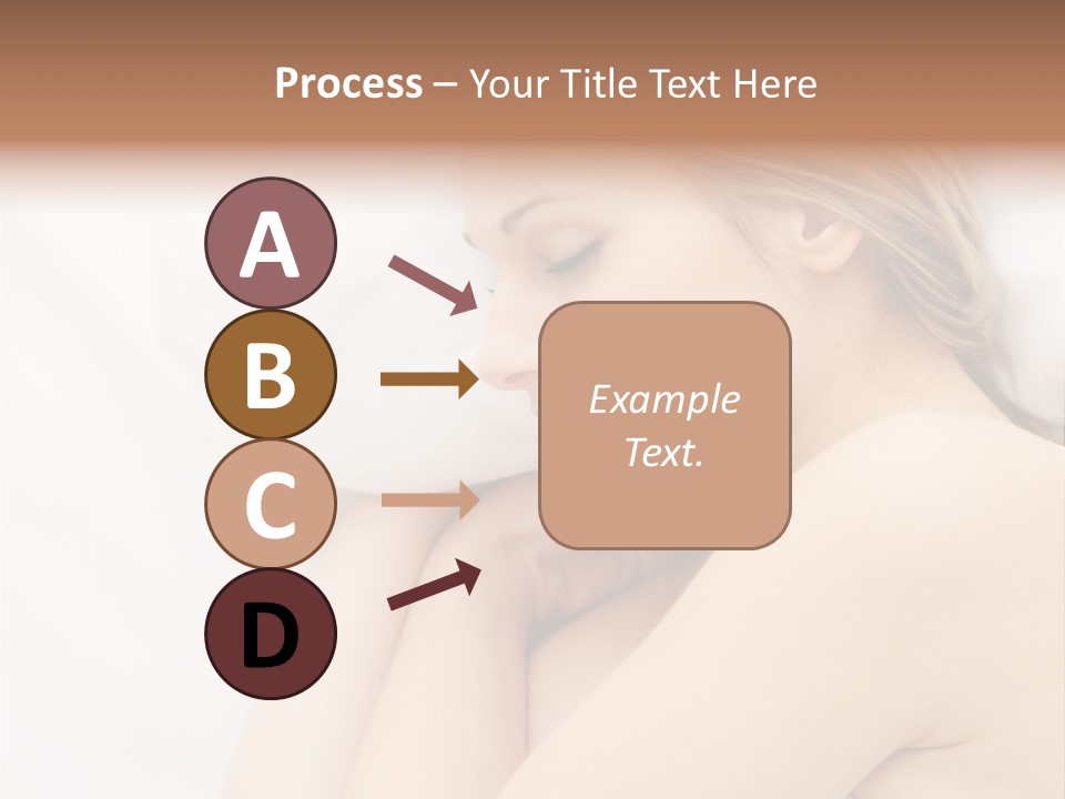 A Woman Laying In Bed With Her Eyes Closed PowerPoint Template