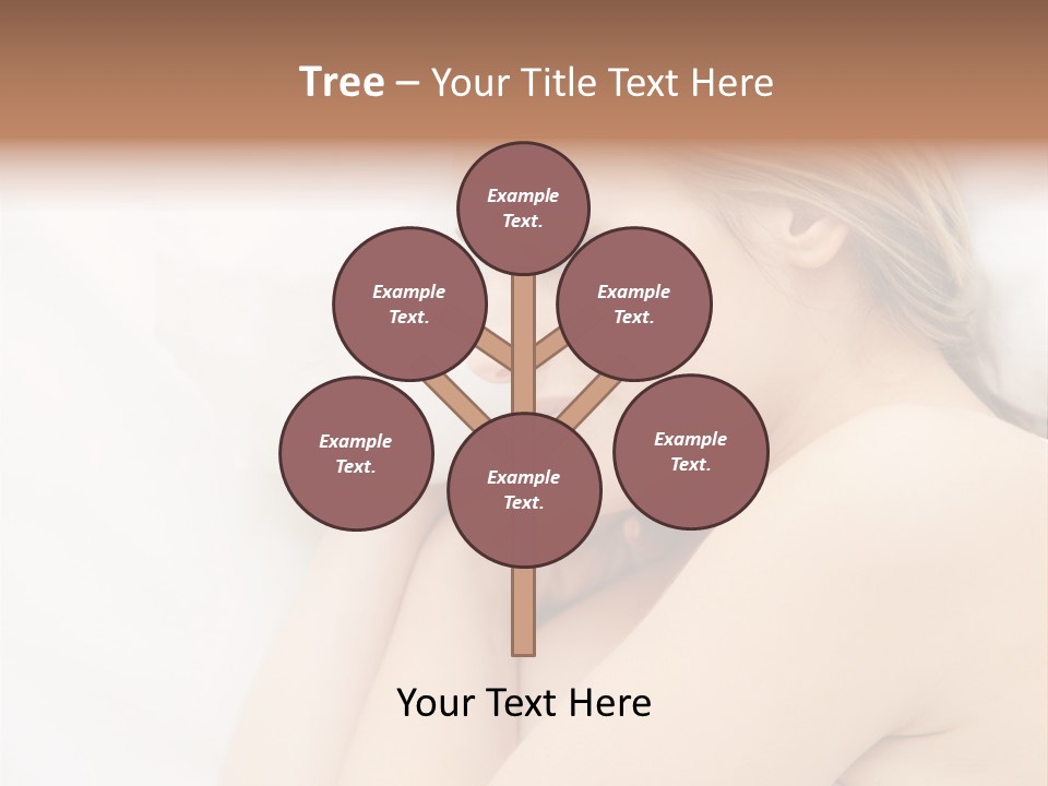 A Woman Laying In Bed With Her Eyes Closed PowerPoint Template