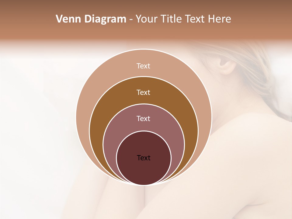 A Woman Laying In Bed With Her Eyes Closed PowerPoint Template