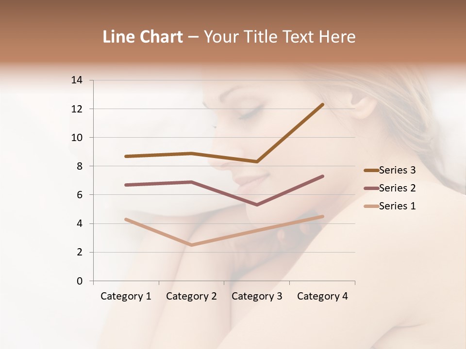 A Woman Laying In Bed With Her Eyes Closed PowerPoint Template