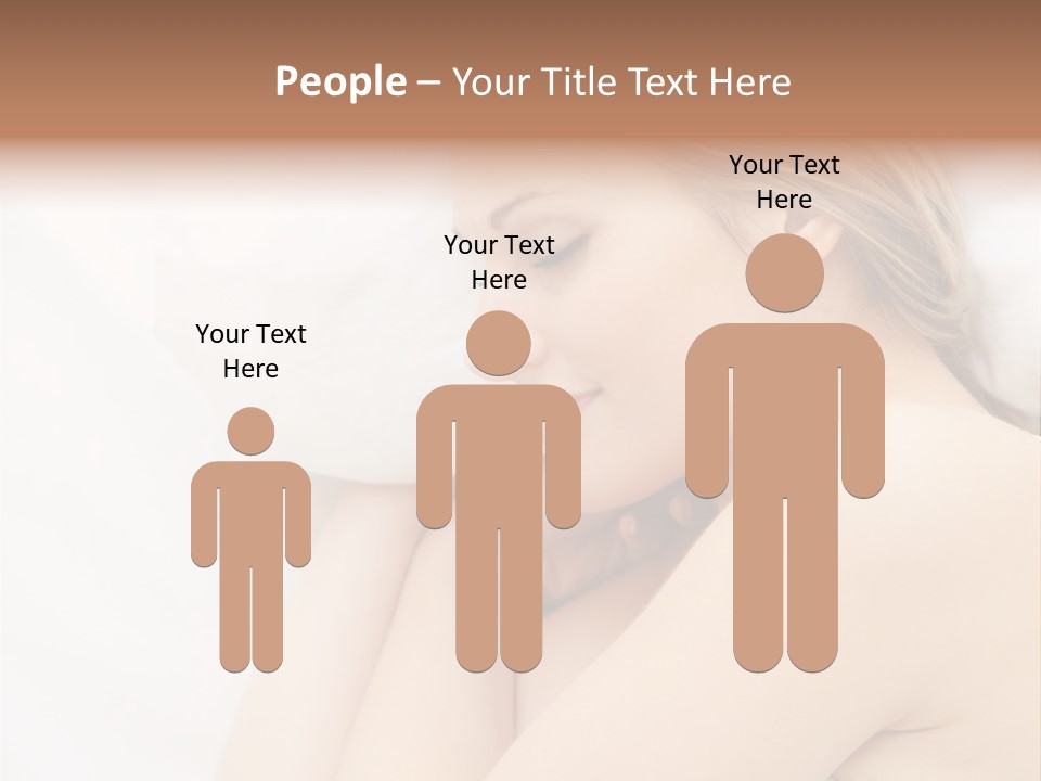 A Woman Laying In Bed With Her Eyes Closed PowerPoint Template