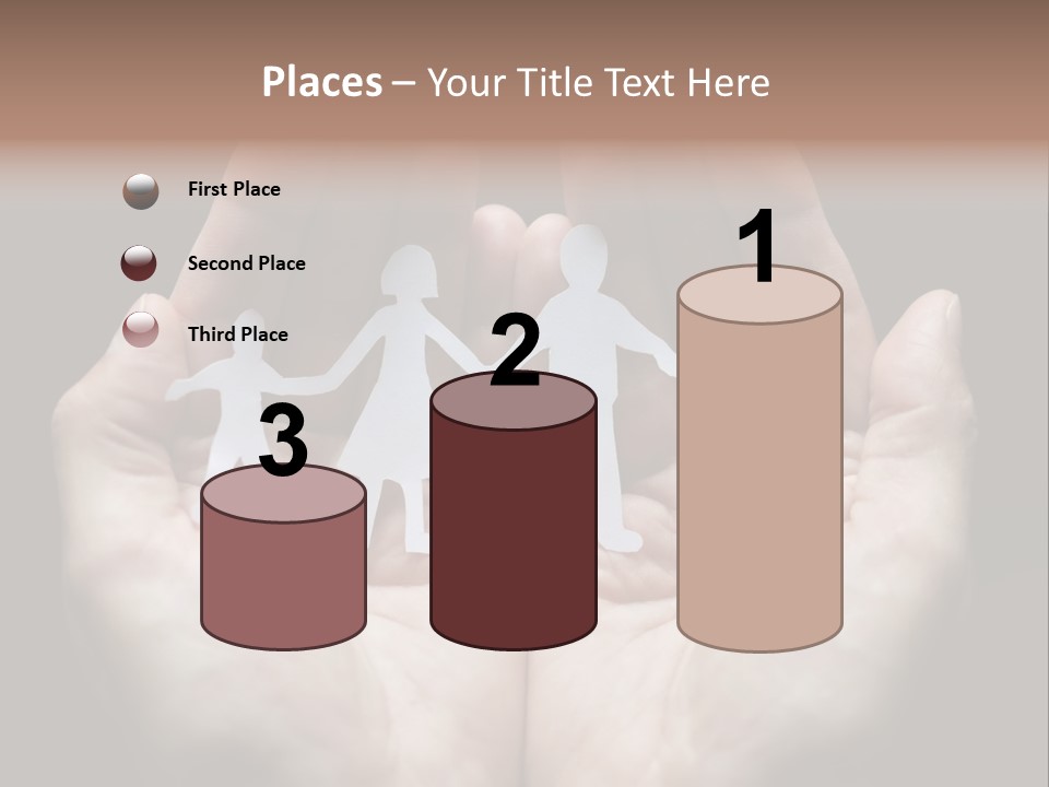 Paper Group Child PowerPoint Template