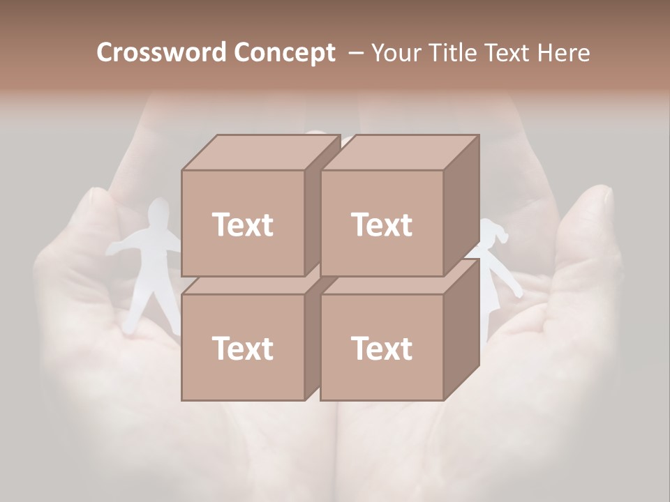 Paper Group Child PowerPoint Template