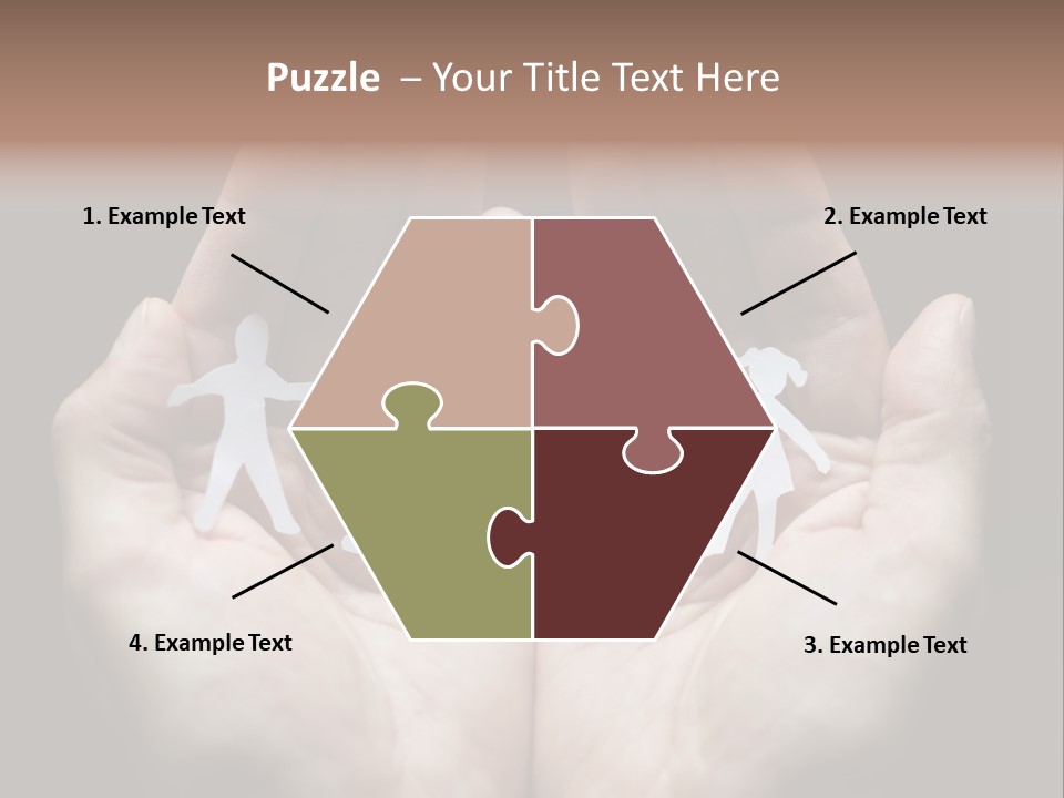 Paper Group Child PowerPoint Template