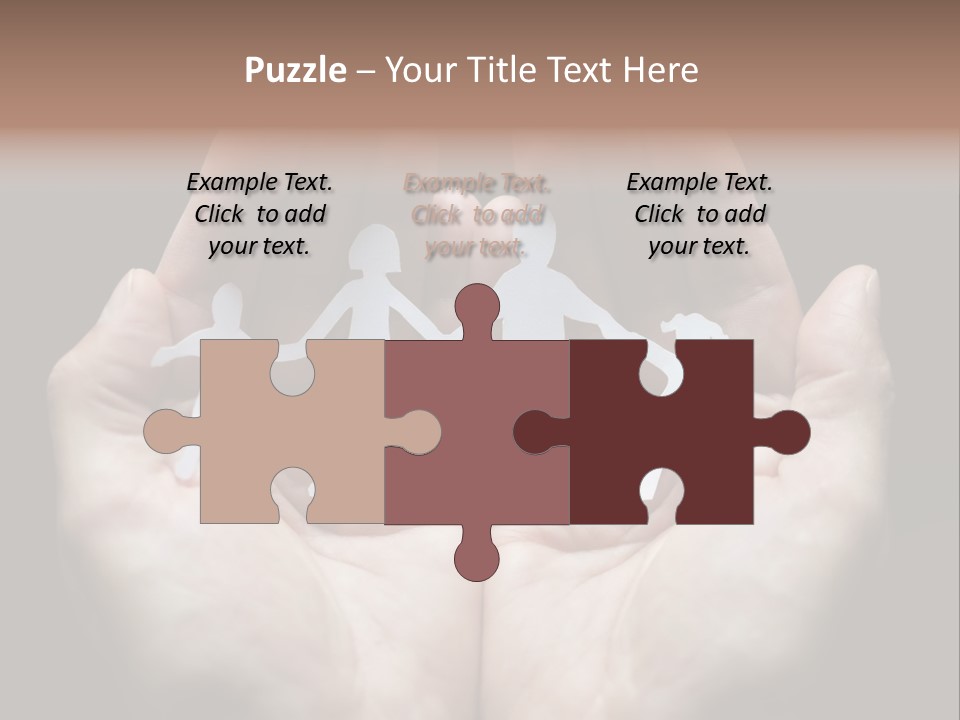 Paper Group Child PowerPoint Template