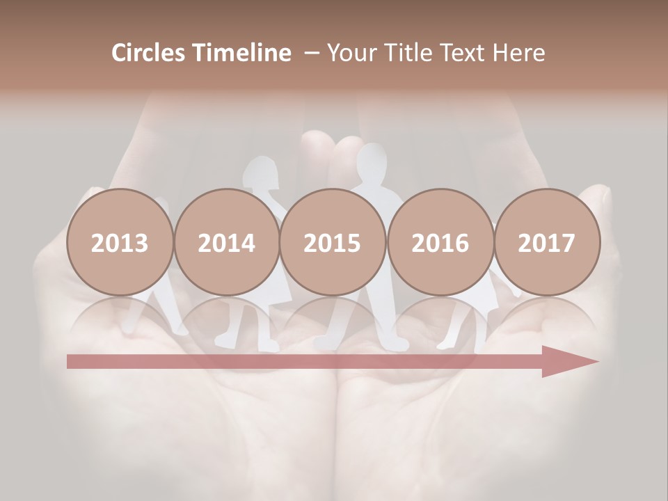 Paper Group Child PowerPoint Template
